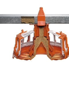 Feed pan cpl FXB360 f/feedchannel BB-rearing & prod. wo/dh